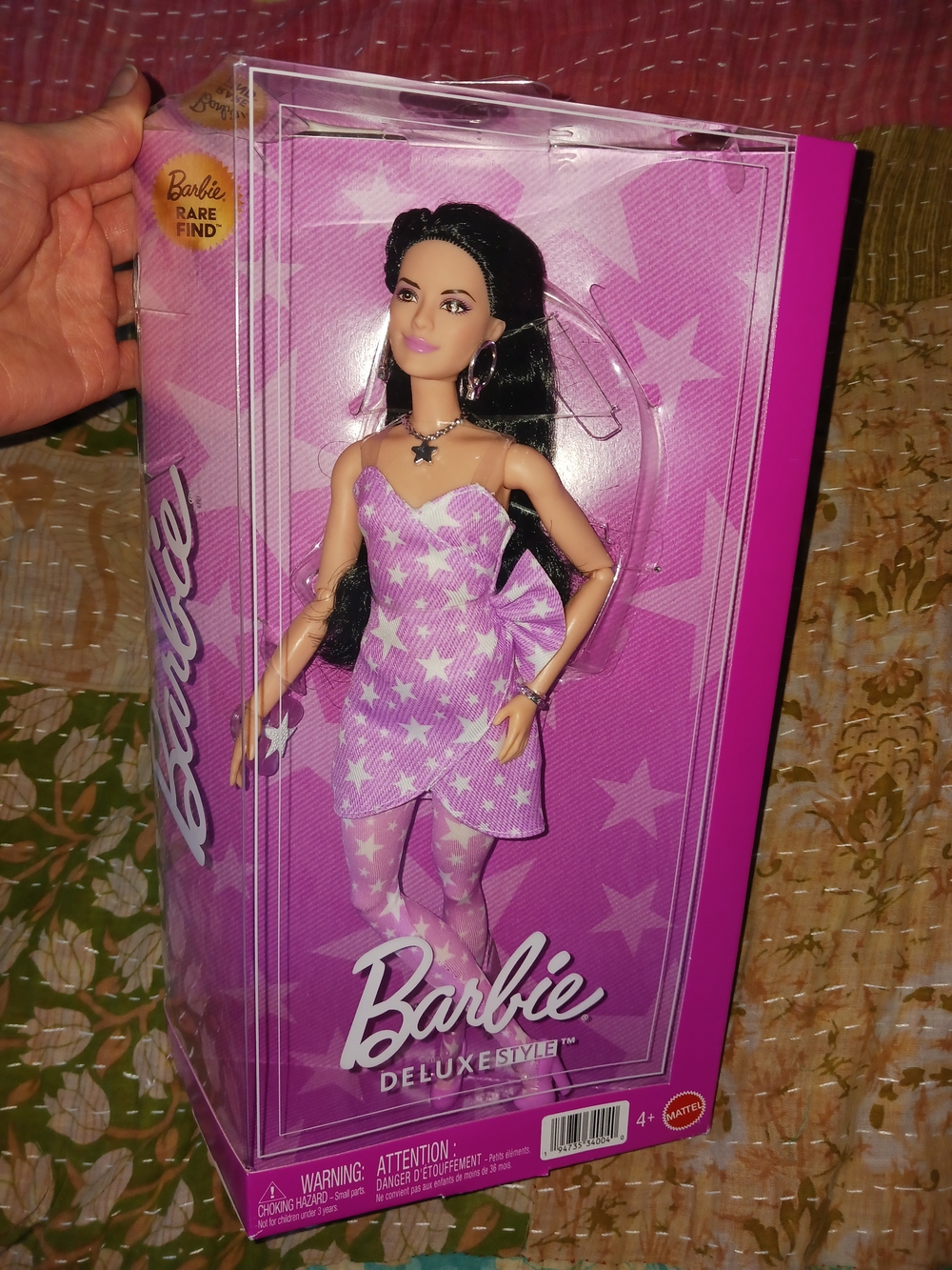 Barbie Deluxe Style Doll Raquelle in Pink Star Dress Rare Find - Picture 3 of 4